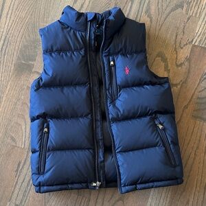 Boys Ralph Lauren Blue Puffer Vest